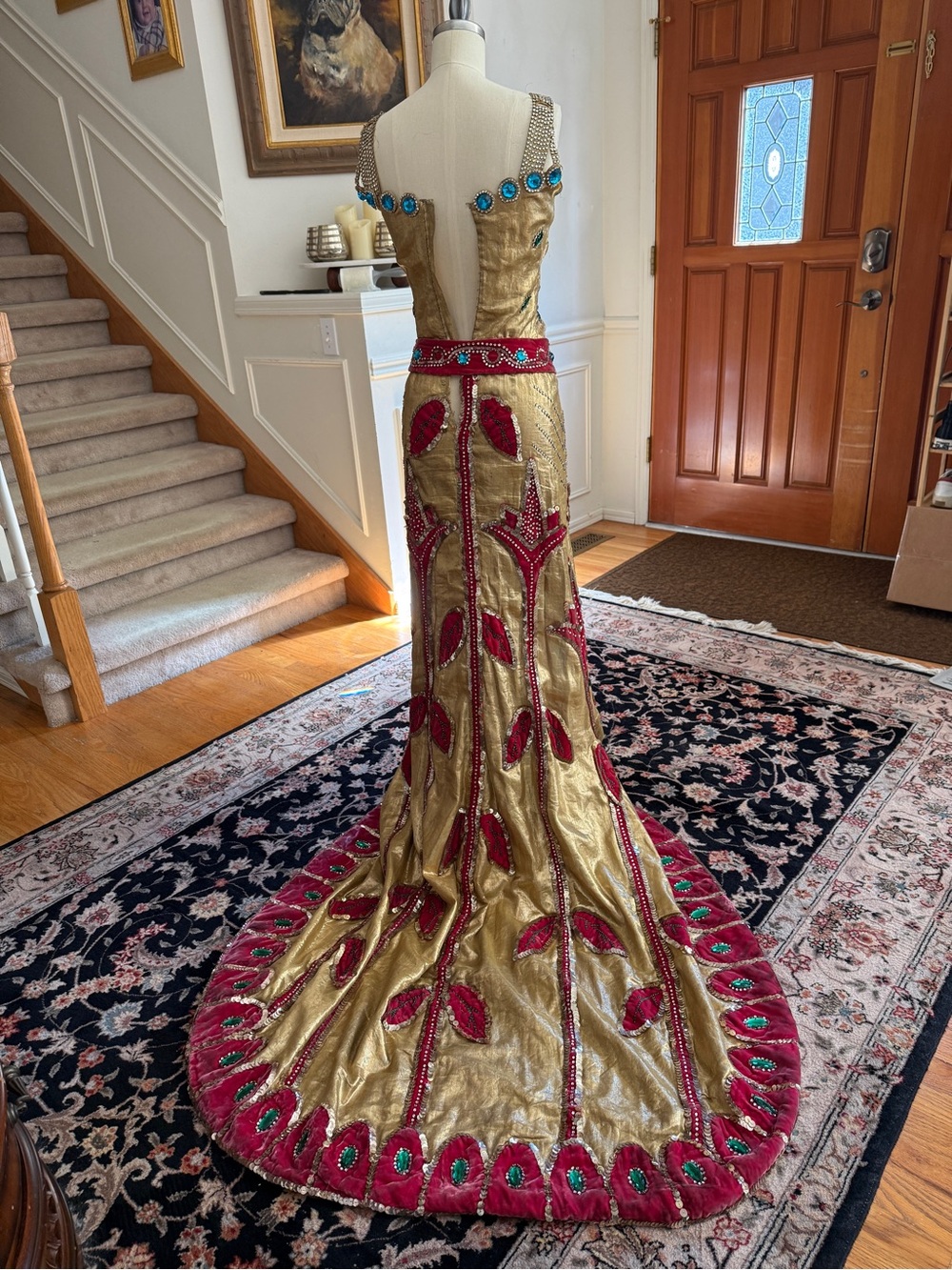 OOAK Vintage Americana Egyptian Revival Cleopatra Costume - Picture 3 of 17